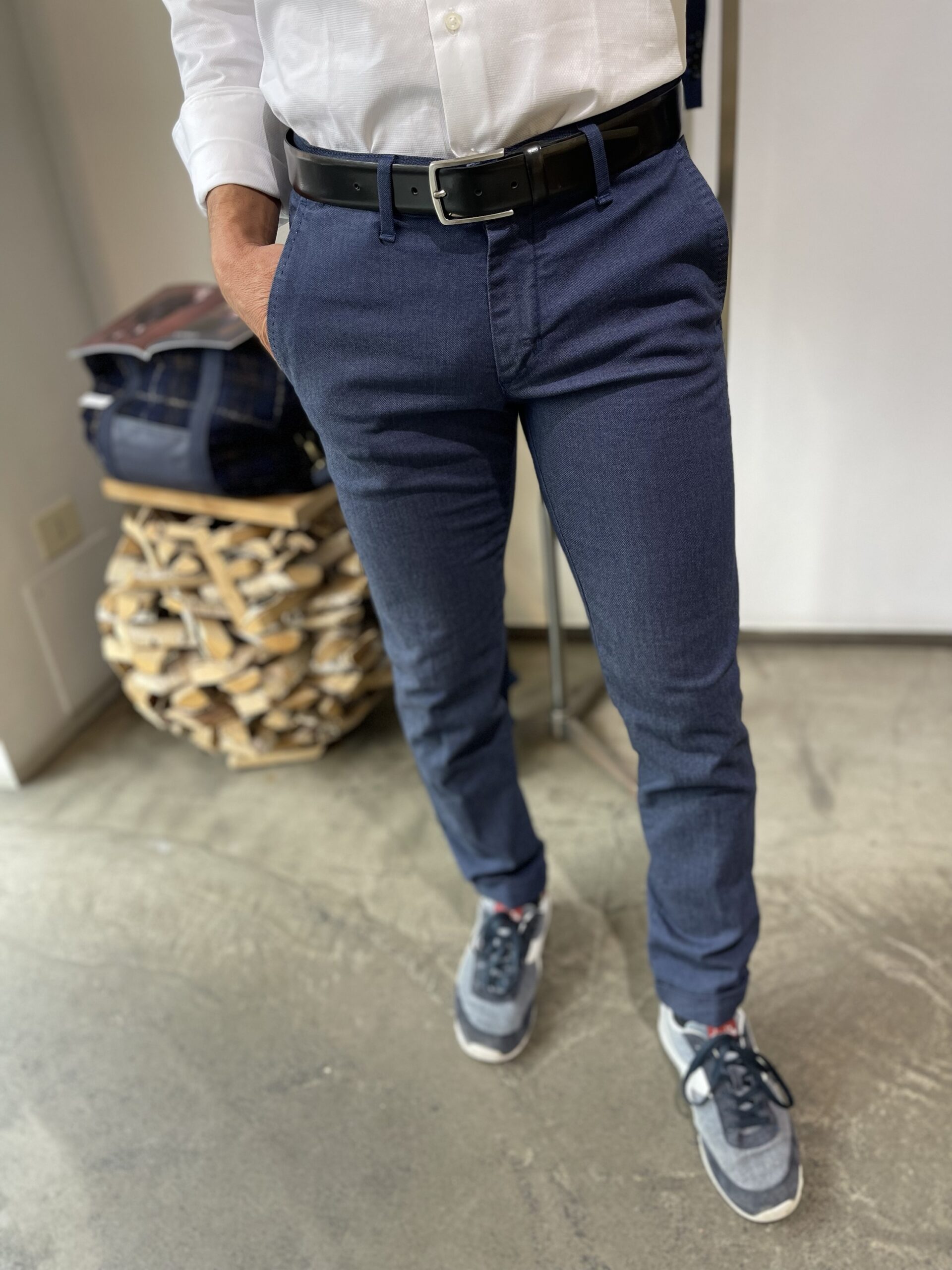 JCM Jey Coleman Pantalone uomo blu Piero Giachi