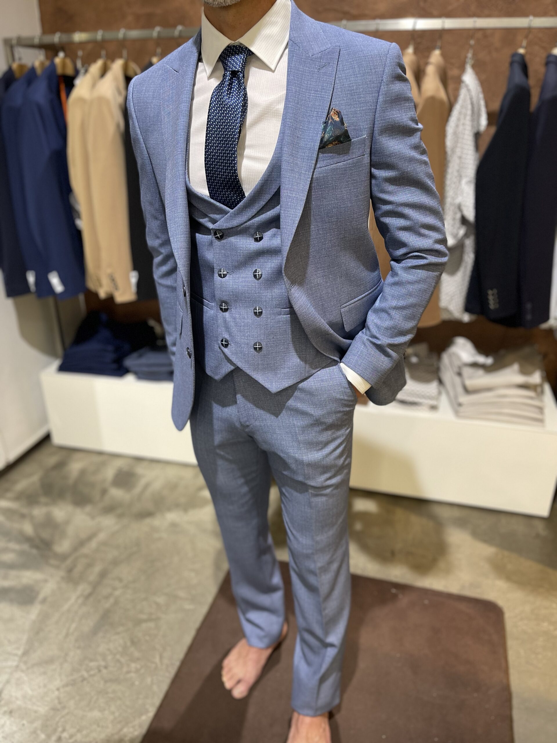 JCM Jey Coleman Abito uomo elegante con giacca gilet e pantalone Piero Giachi