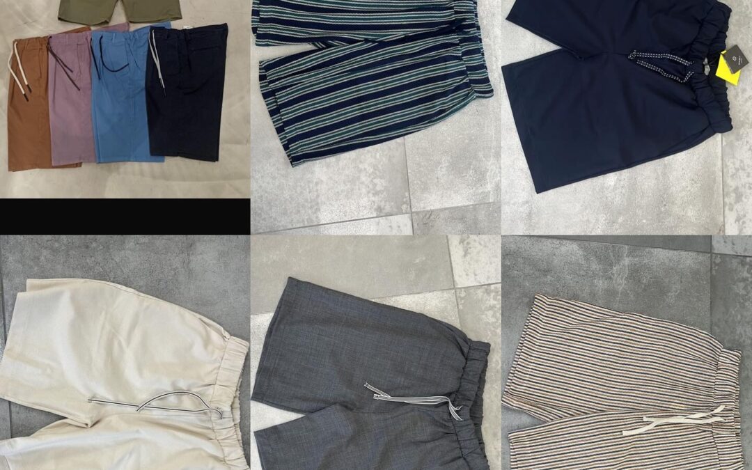 Bermuda unisex misto lino cotone jeans Jersey … rigati oppure tinta unita 🤩😎 estate 2024